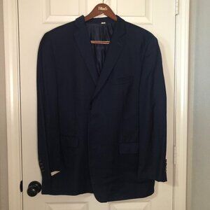 Ralph Lauren for Dillards‎ Men's Navy Blue Suit Blazer 2 Buttons 48R